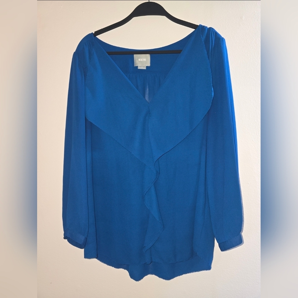 Maeve Vibrant Blue Women's Blouse